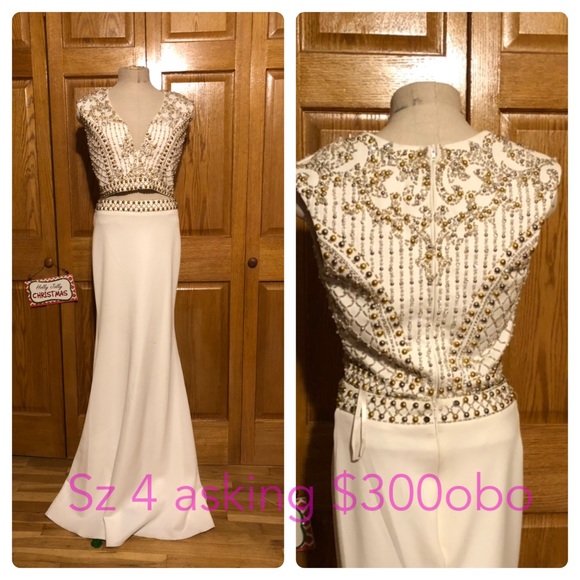 Beautiful Greek Goddess 2 piece jersey dress. - Picture 1 of 1